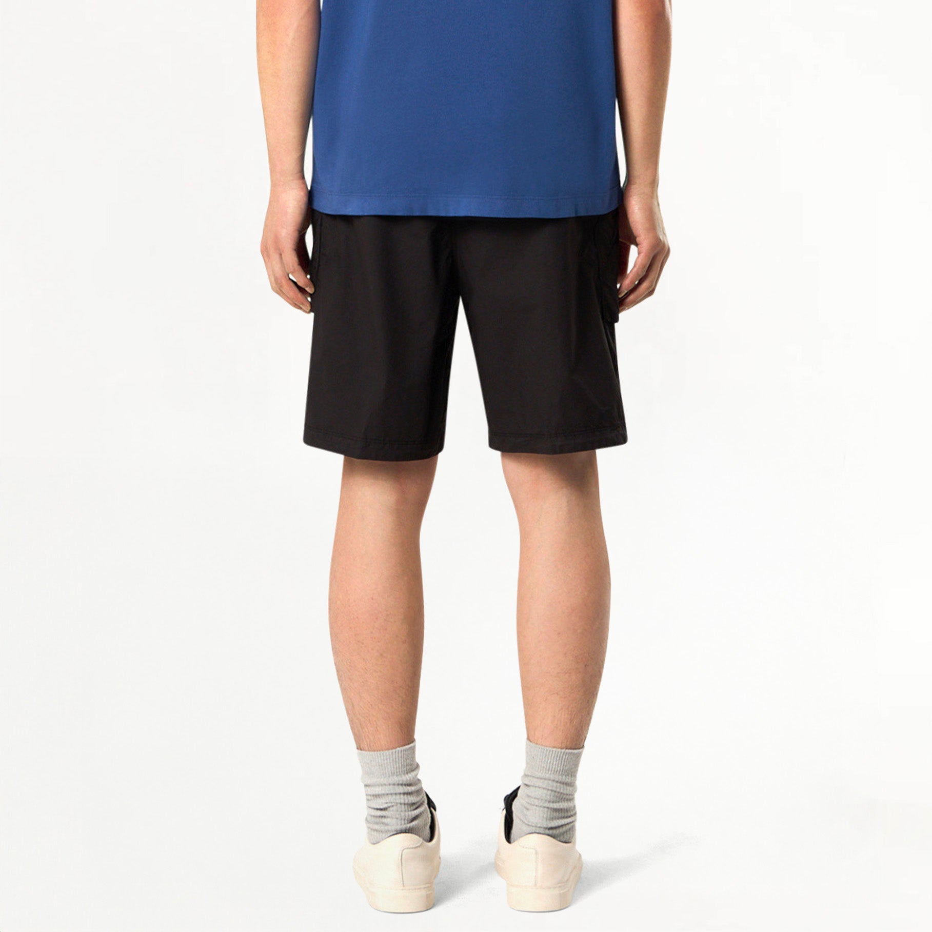 Bermuda Stone Island Stretch Cotton Tela Paracadute Noir