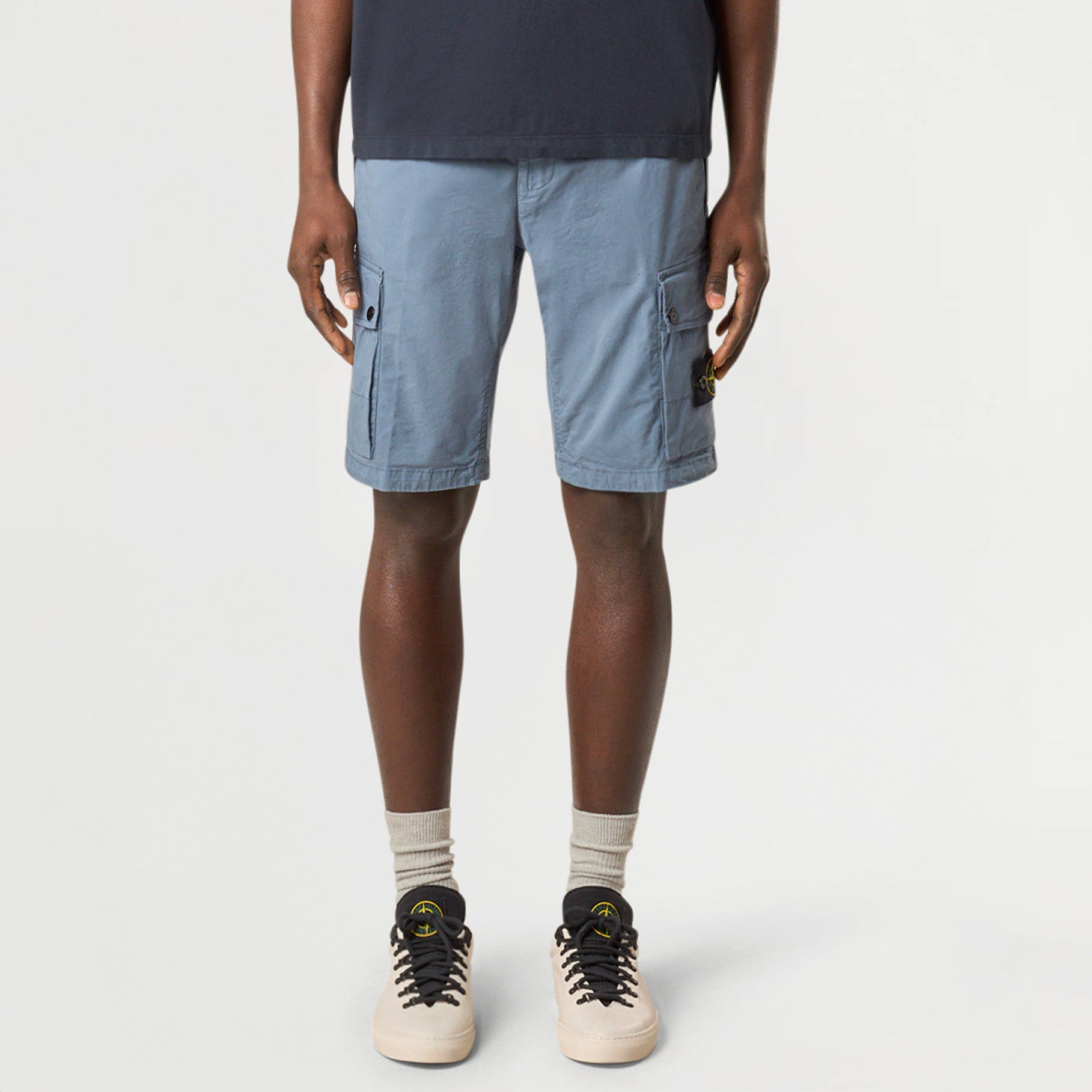Bermuda Cargo Stone Island Supima® L100011 Dark Blue