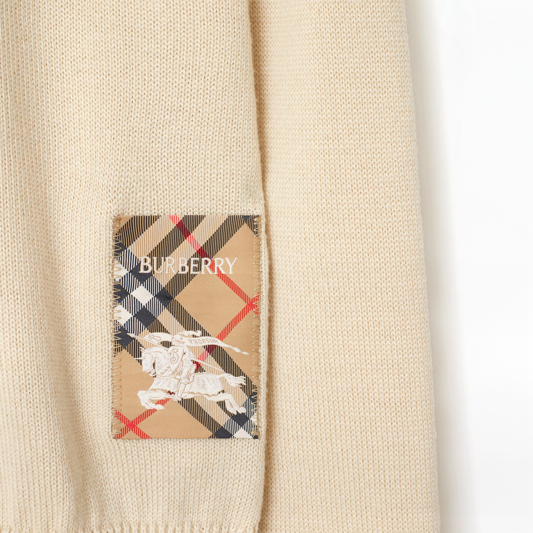 Pull en Maille Burberry Beige