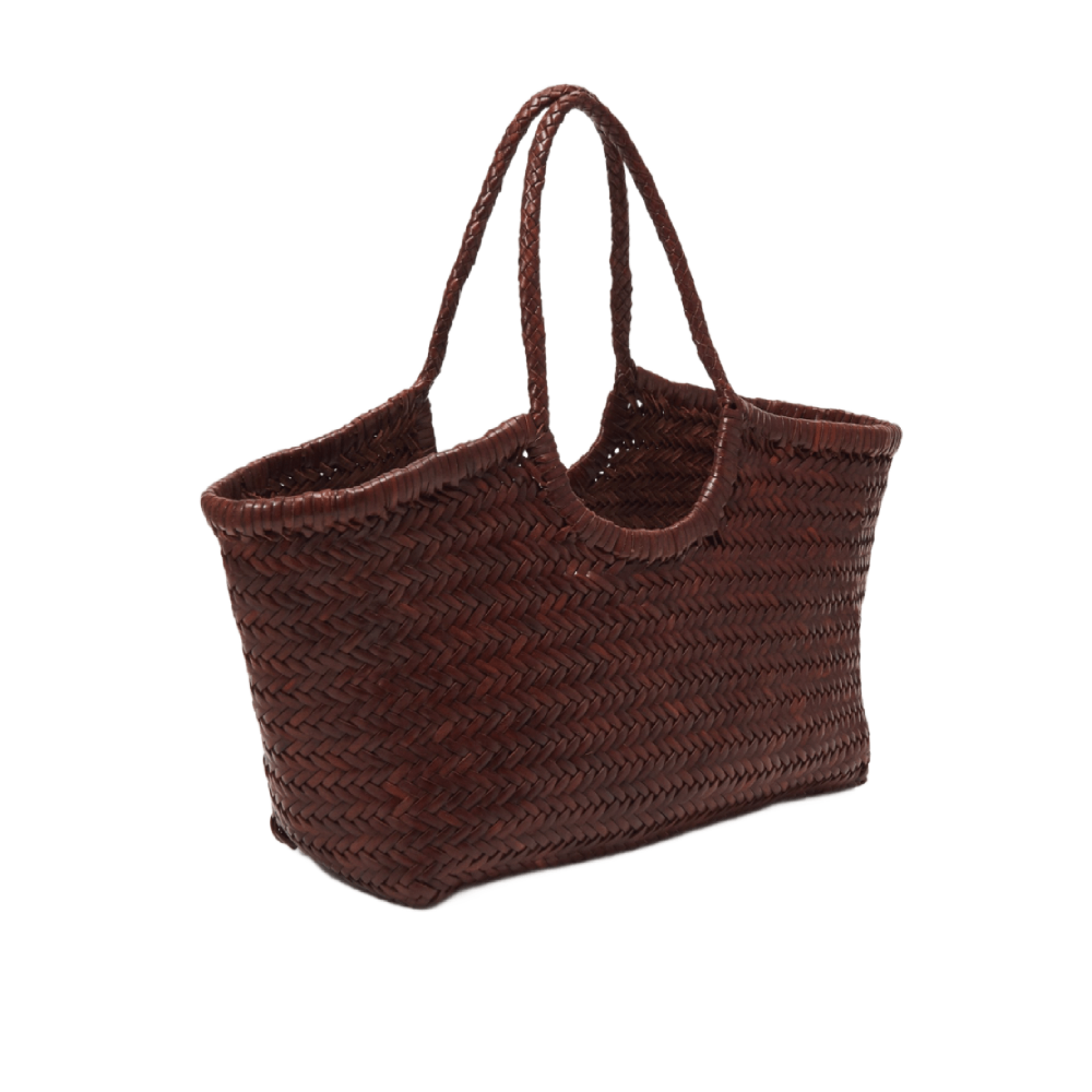 Sac tressé en cuir “Nantucket Big”