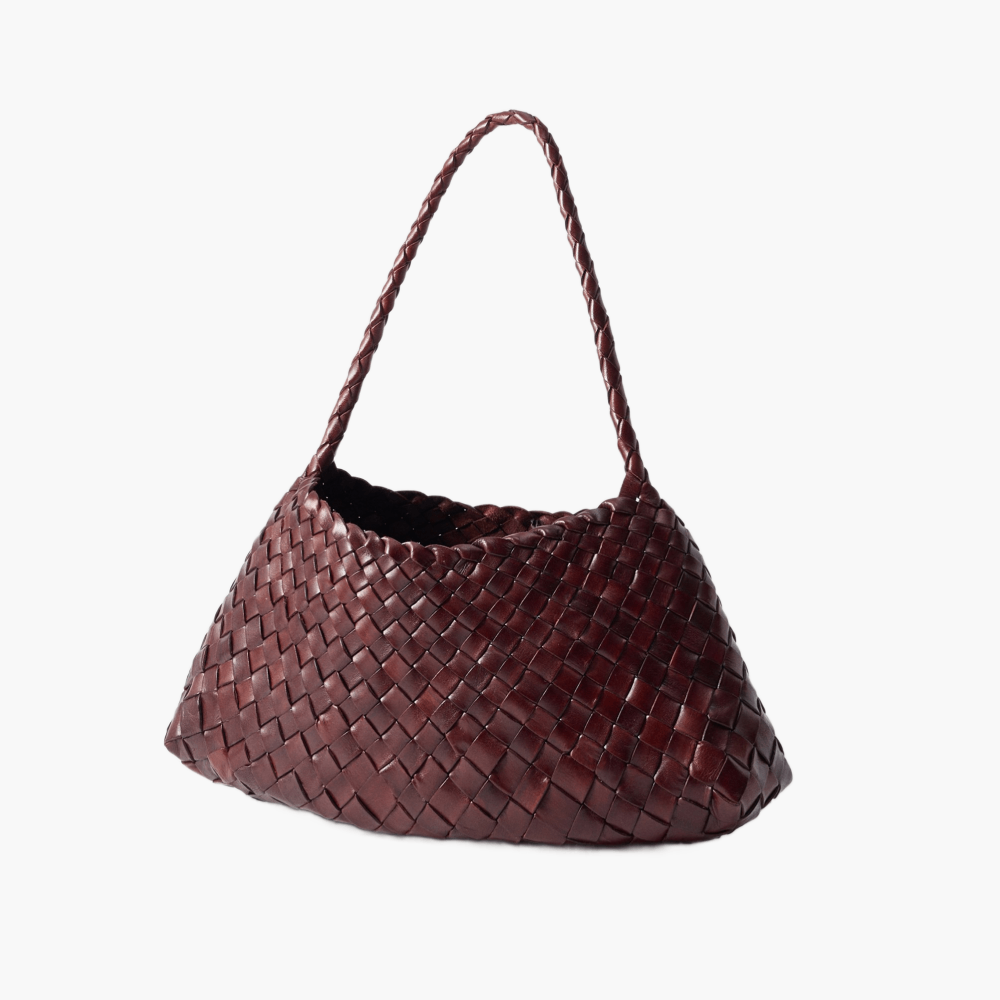 Sac tressé en cuir “Rosanna”