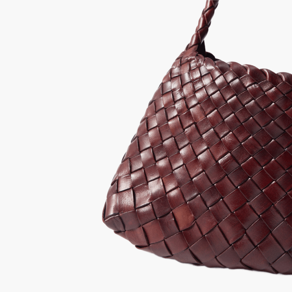 Sac tressé en cuir “Rosanna”