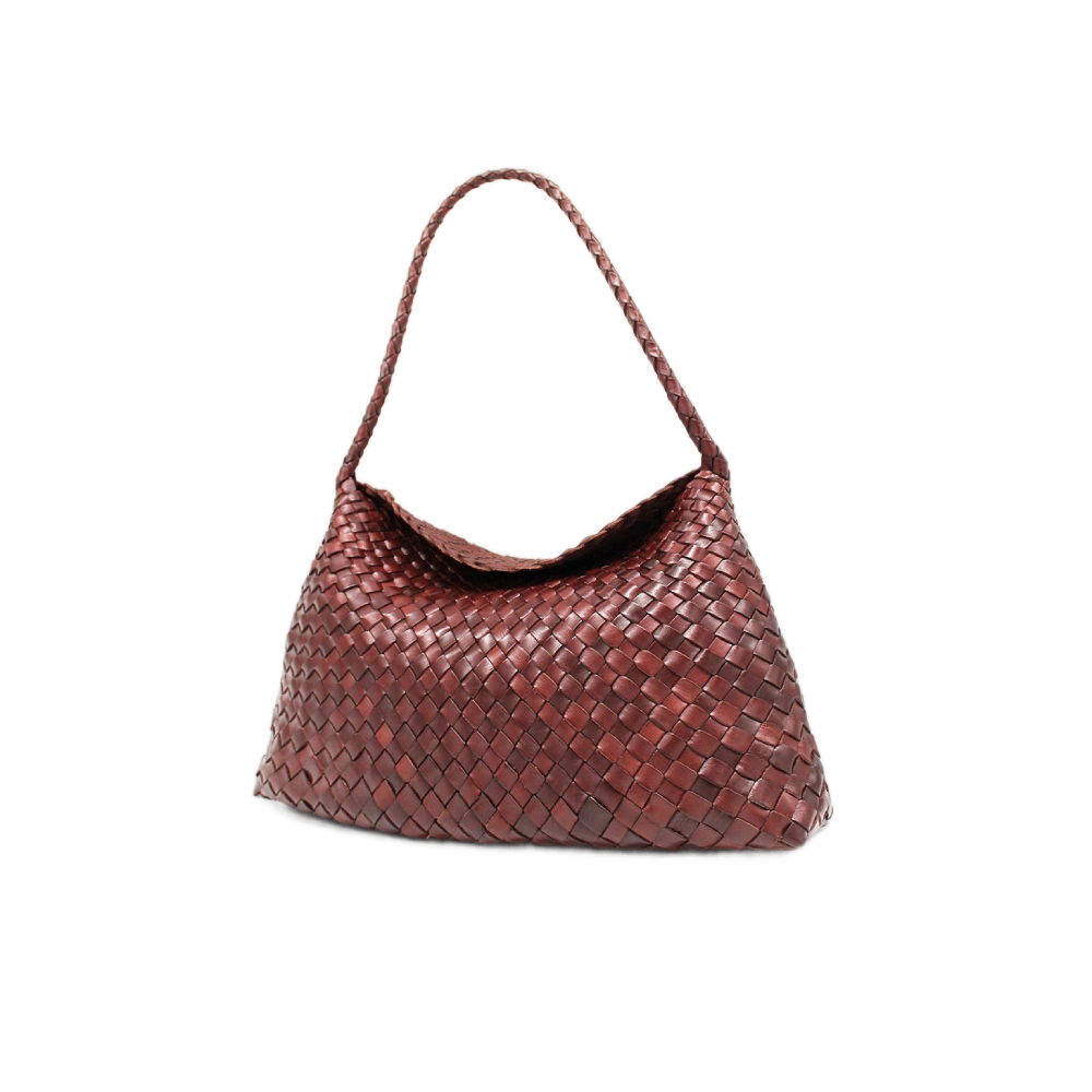 Sac tressé en cuir “Santa Maria”