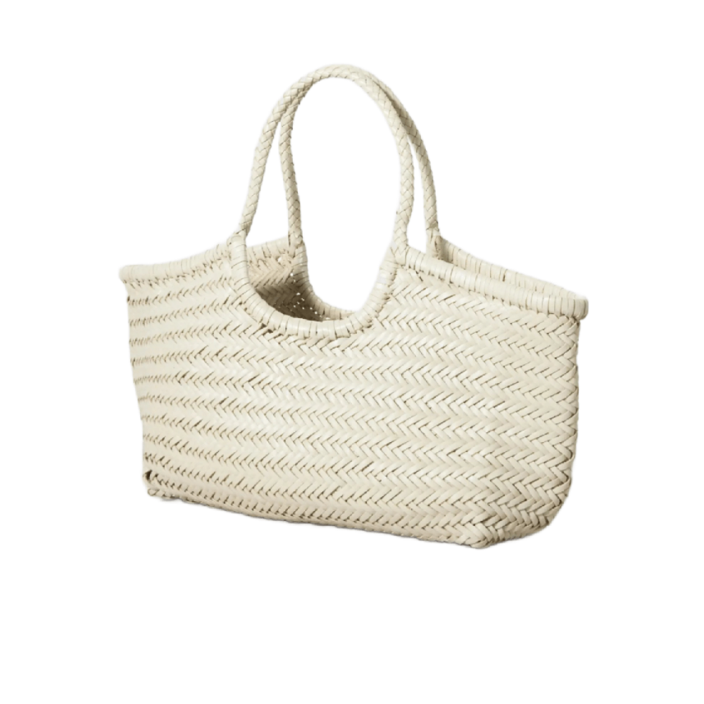 Sac tressé en cuir “Nantucket Big”