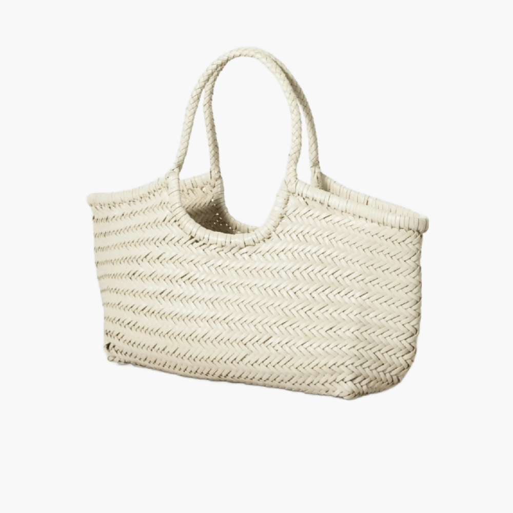 Sac tressé en cuir “Nantucket Big”