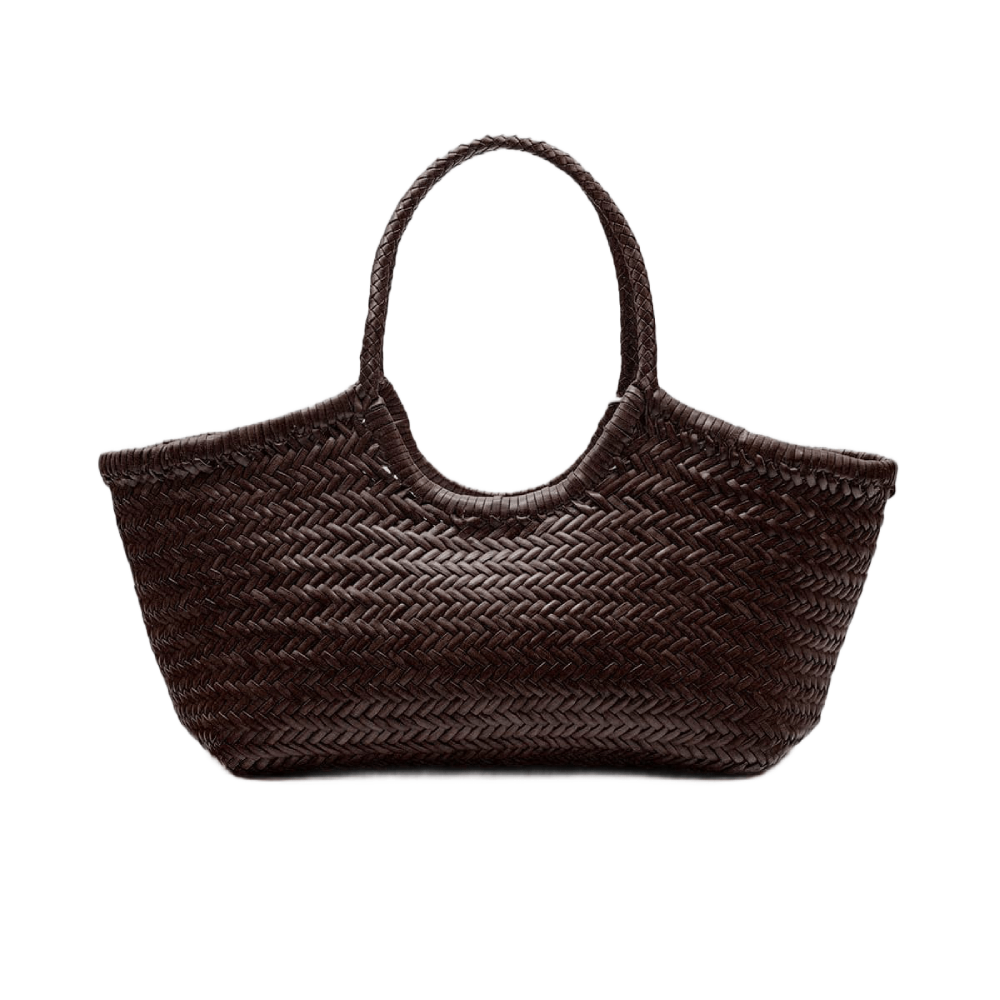 Sac tressé en cuir “Nantucket Big”