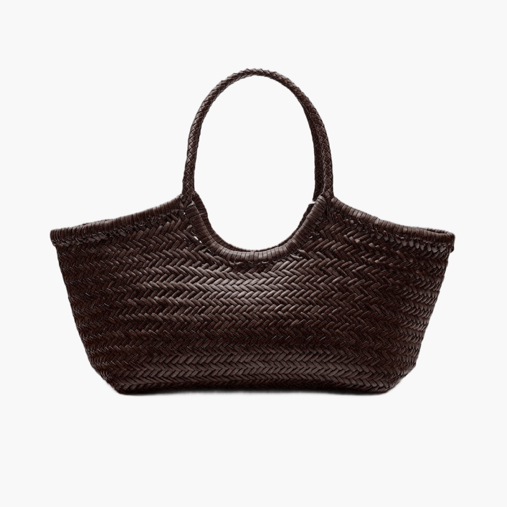 Sac tressé en cuir “Nantucket Big”