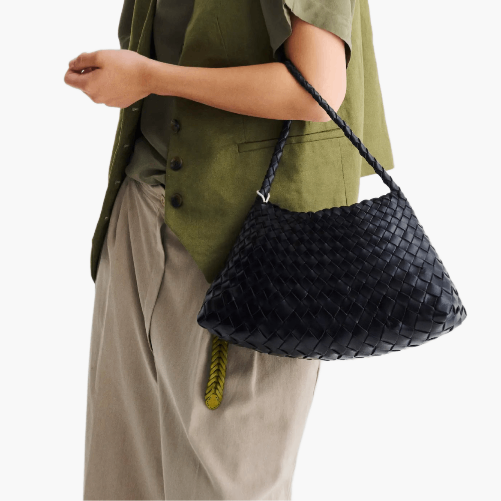 Sac tressé en cuir “Rosanna”