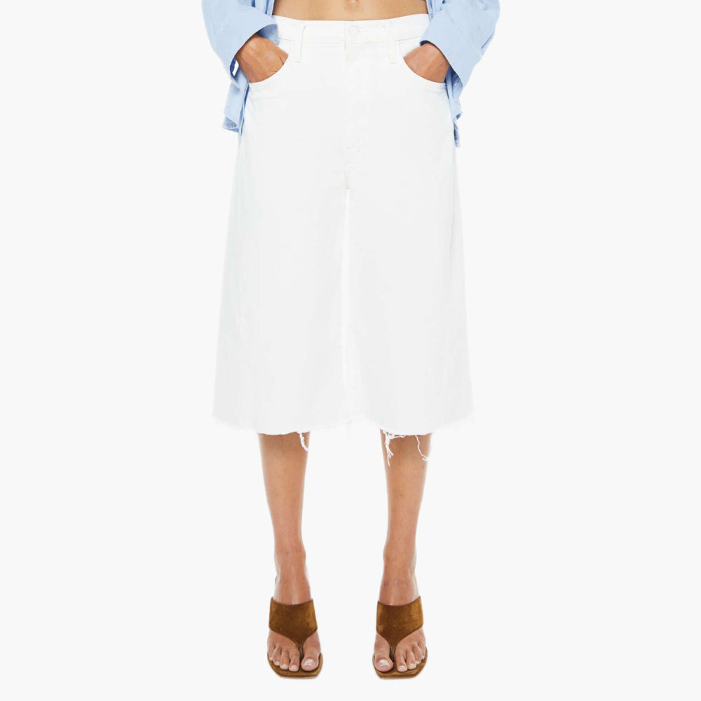 Short MOTHER — The Whole Lot Zip Twist Fray