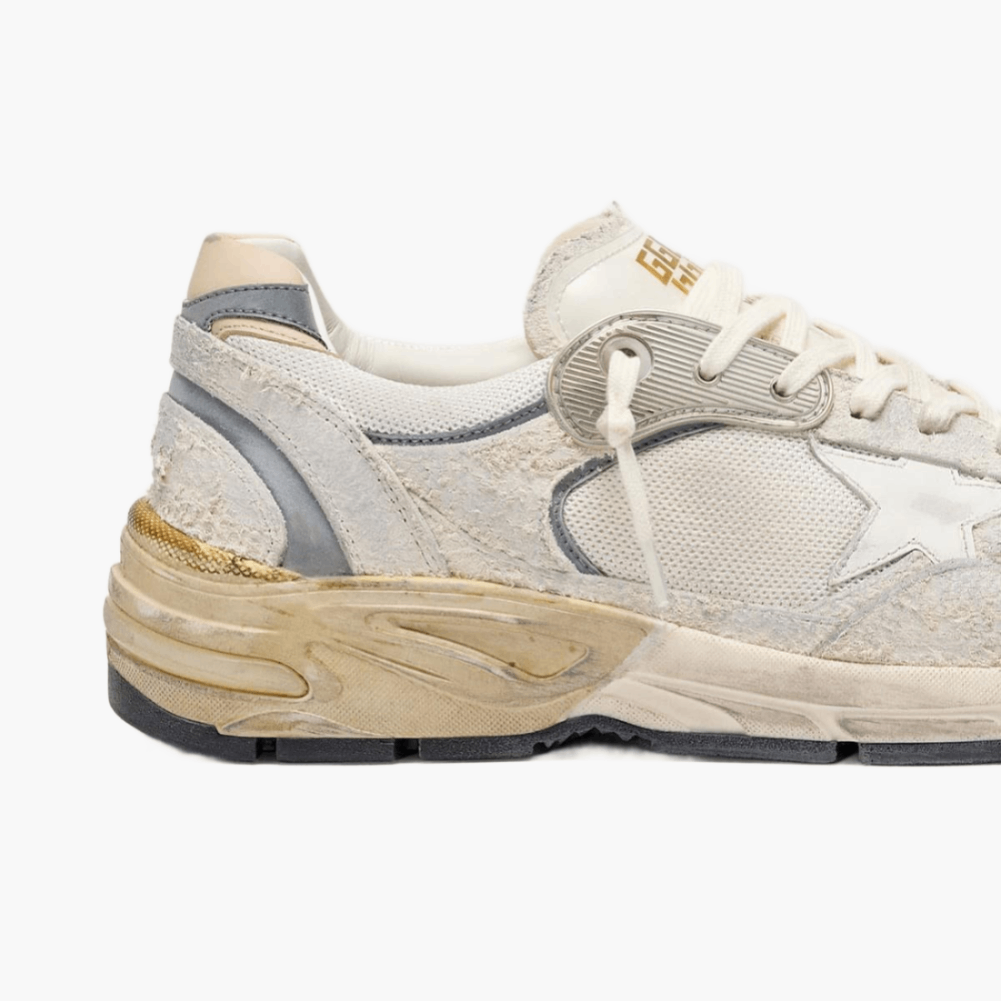 Sneakers Dad-Star — Blanc/Argent/Beige