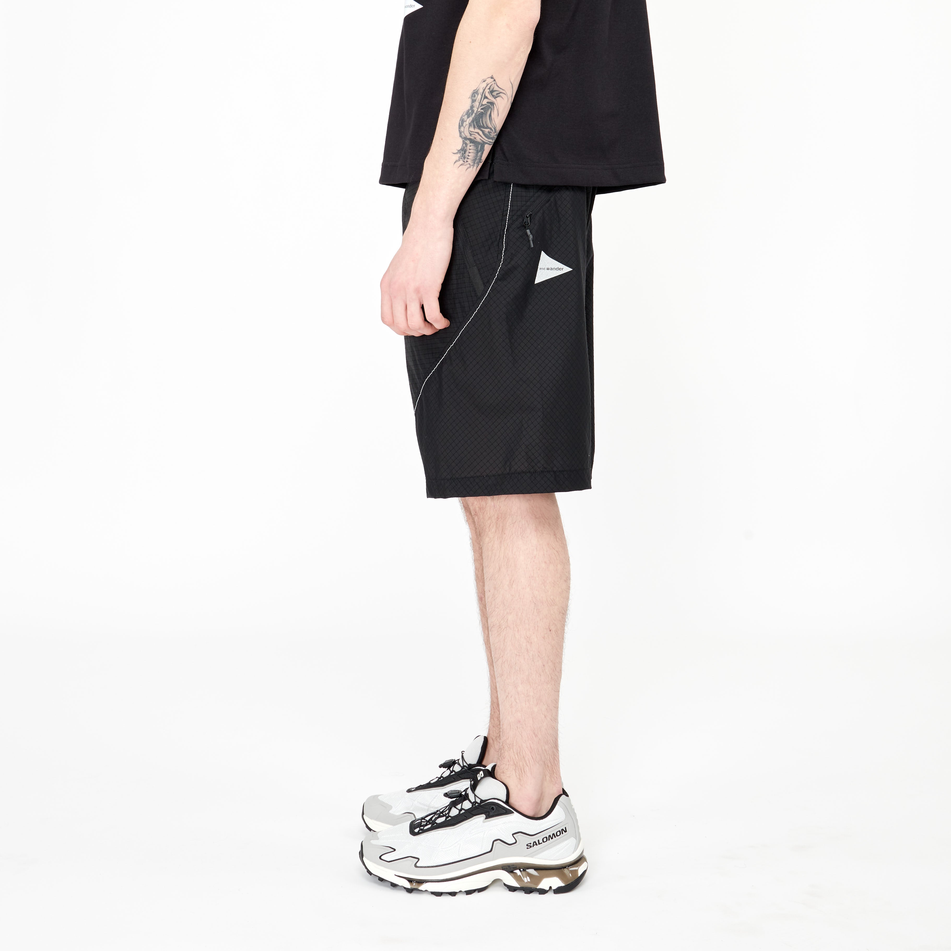 Short And Wander Breath Ripstop Black