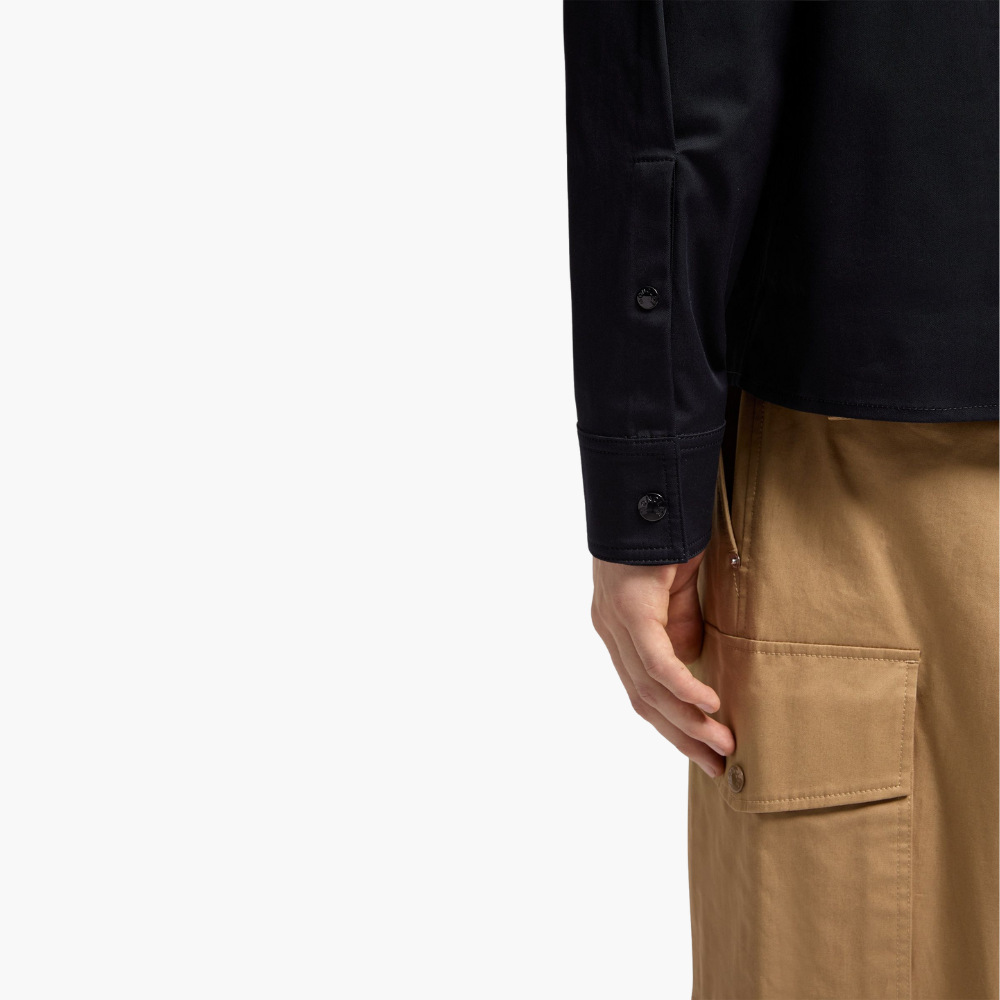 Surchemise en gabardine — Bleu marine