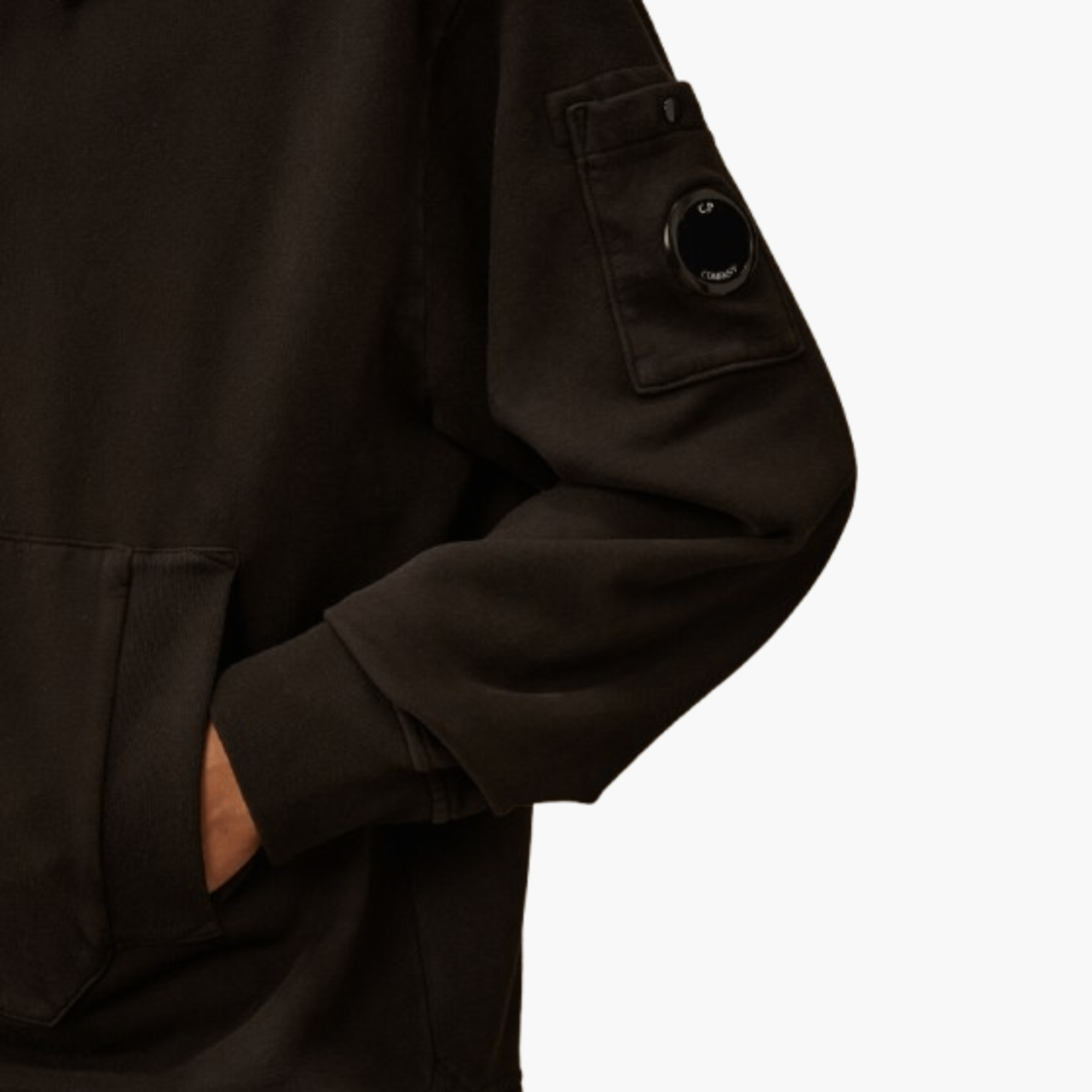 Sweat C.P. Company zippé noir