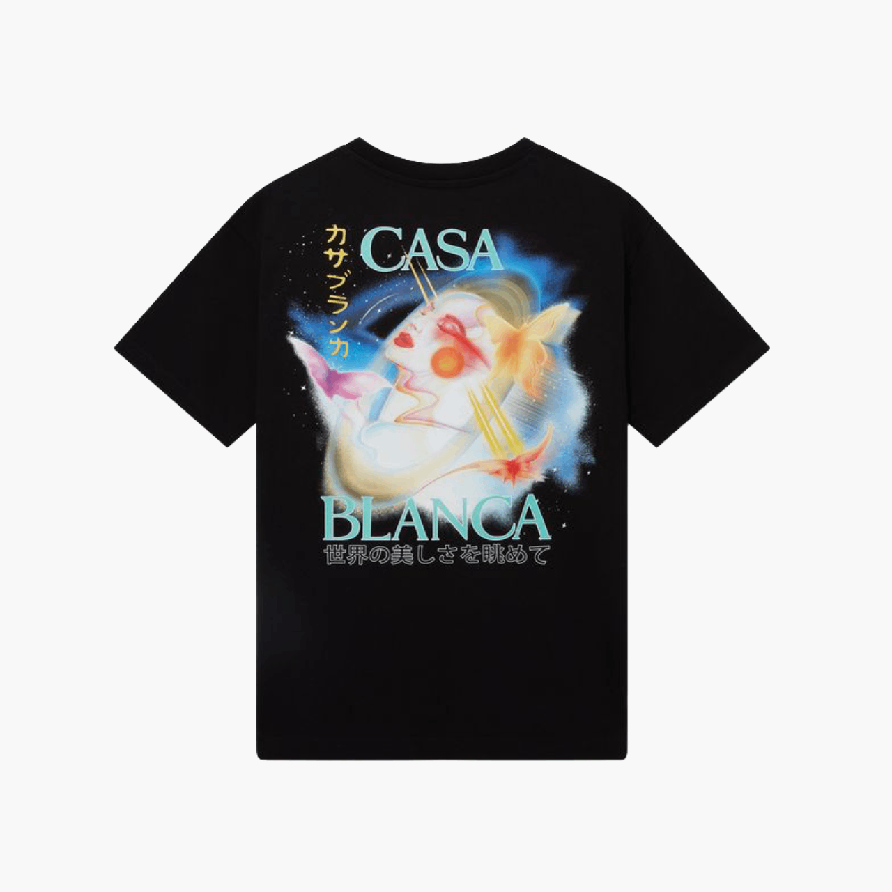 T-Shirt Casablanca Galactic Connection noir