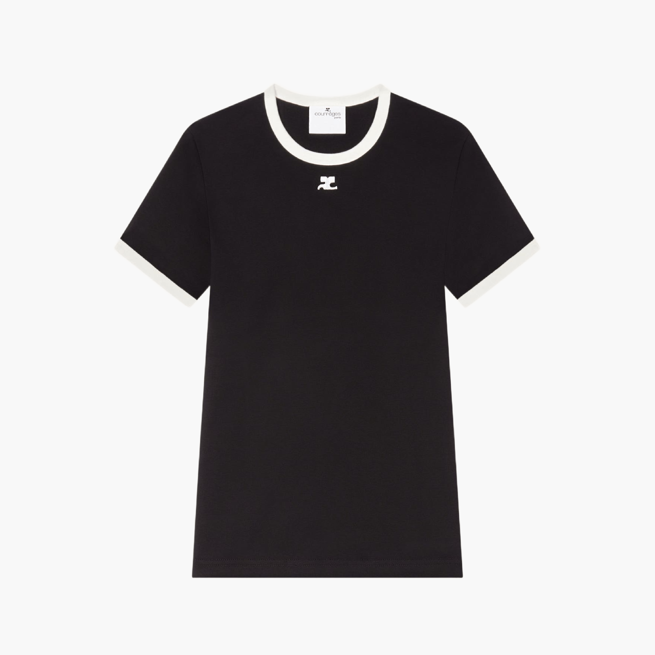 T-Shirt Courrèges Signature Contrast