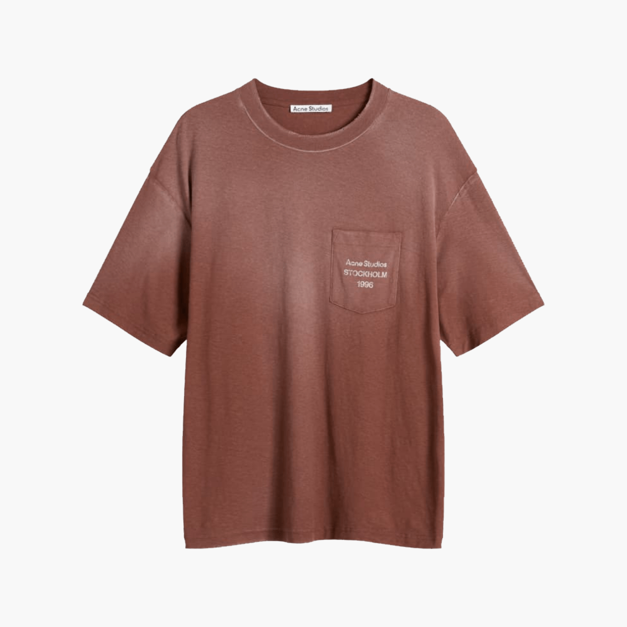 T-shirt poche logo 1996 — Chocolate Brown