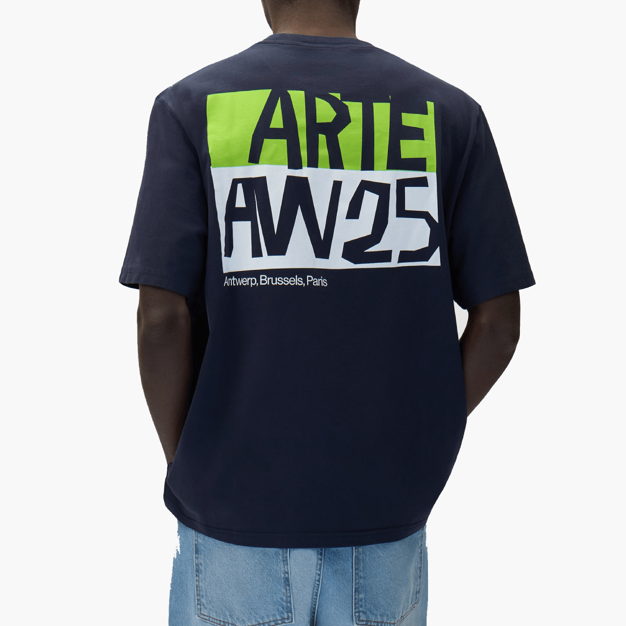 T-shirt Arte Antwerp Cut Out Navy