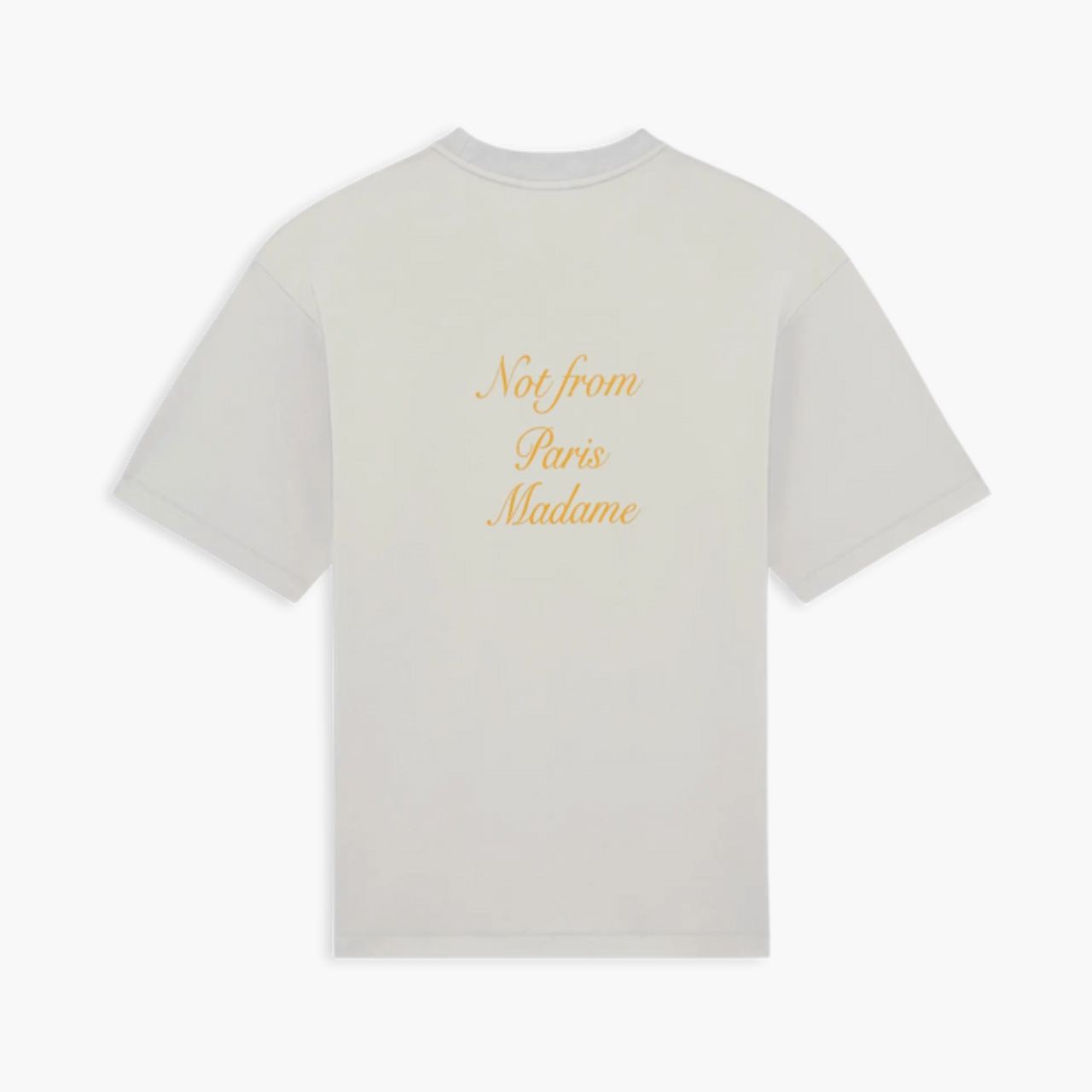 T-shirt Drôle de Monsieur Calligraphy Light Grey