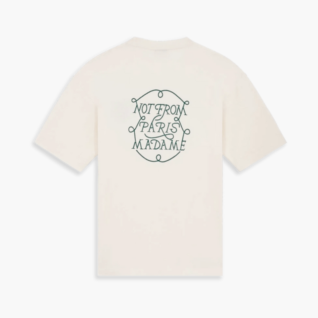 T-shirt Drôle de Monsieur Tresses Blanc