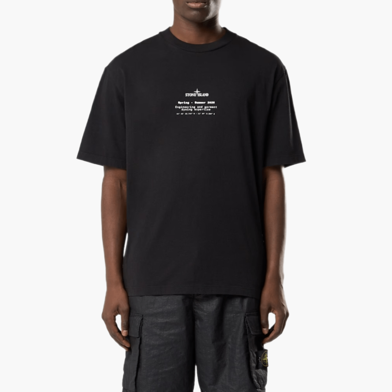 T-shirt Compass Noir