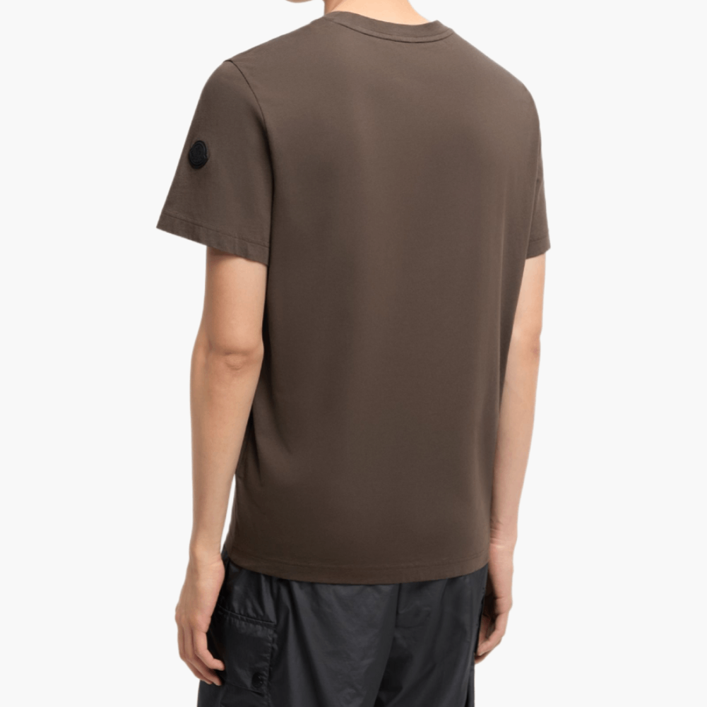 T-shirt à logo “N” — Marron