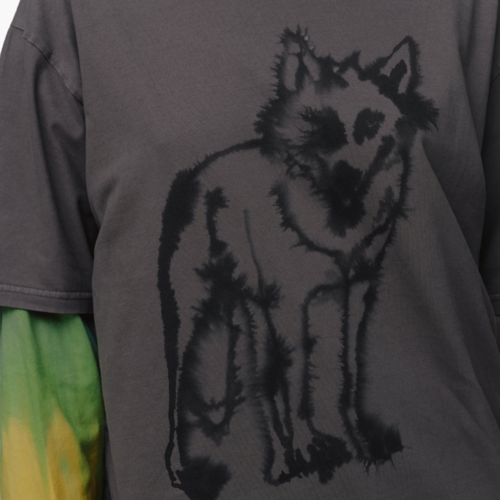 Wolf print t-shirt