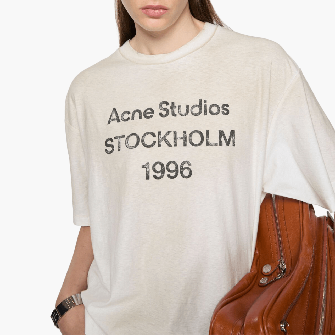 T-shirt logo 1996 finitions distressed