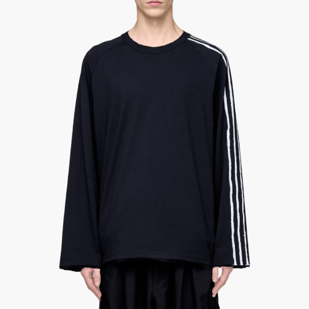 T-shirt manches longues bords bruts