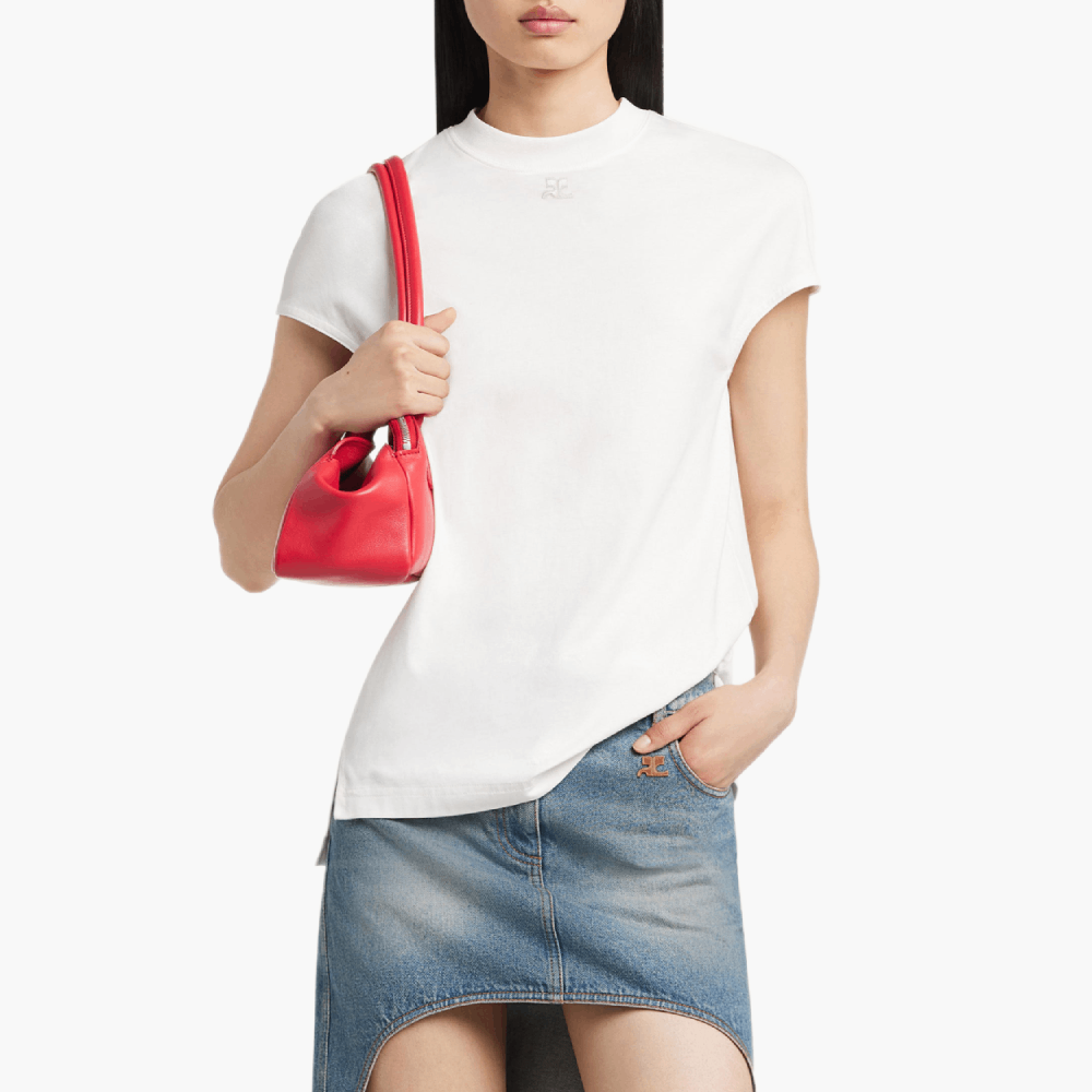 T-shirt oversize longueur asymétrique