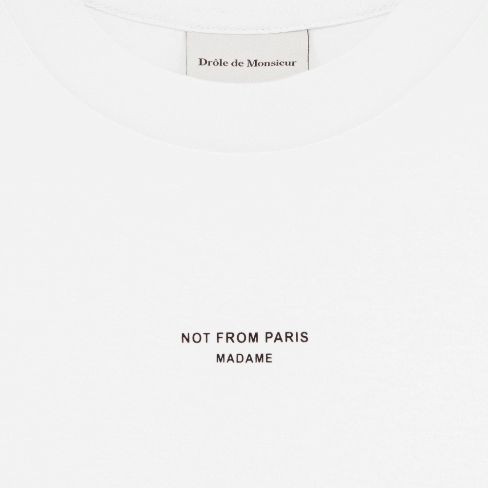 T-shirt slogan classique