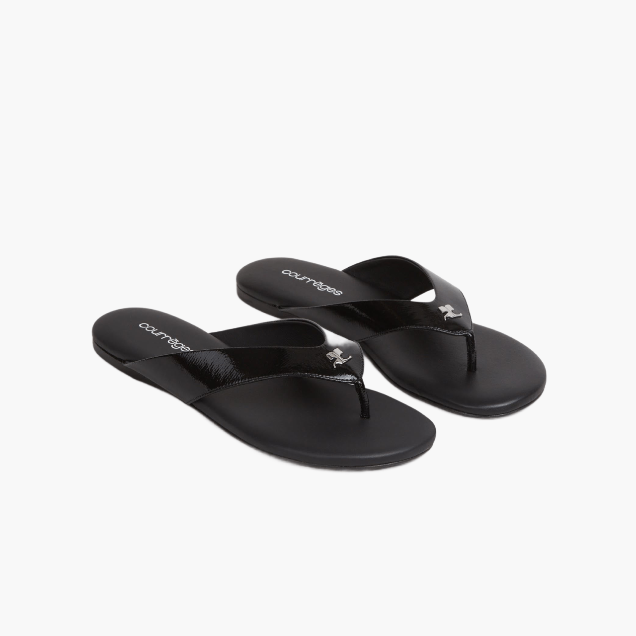 AC logo vinyl flip-flops