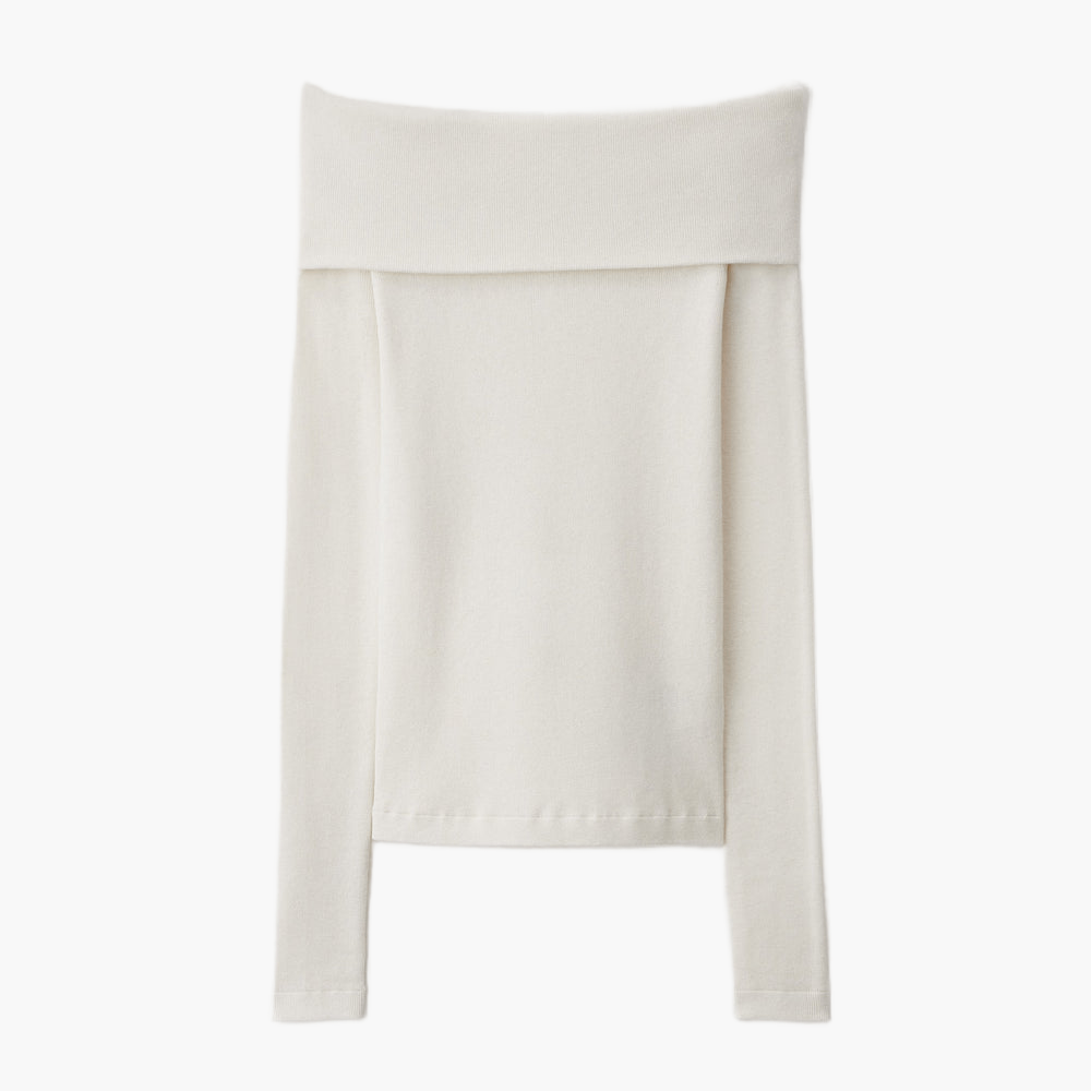 “Claudina” off-the-shoulder top