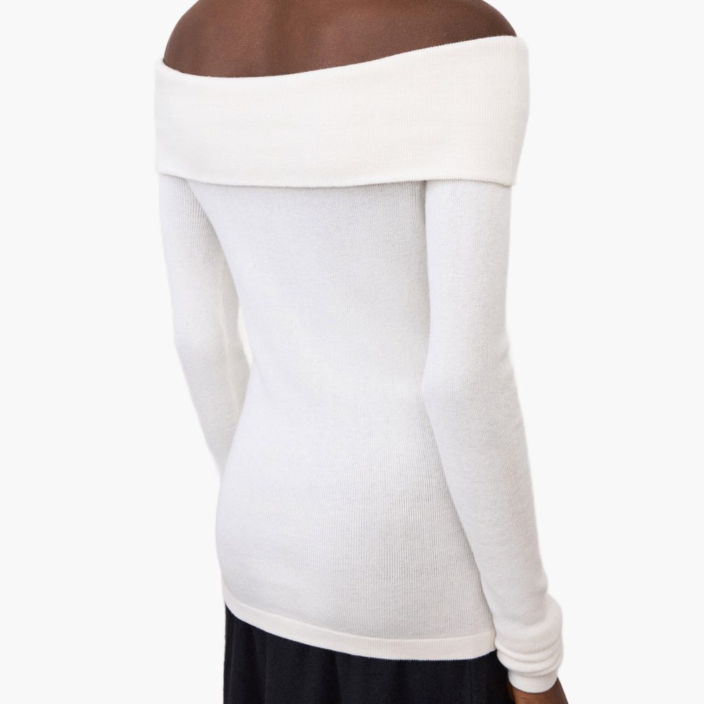 “Claudina” off-the-shoulder top