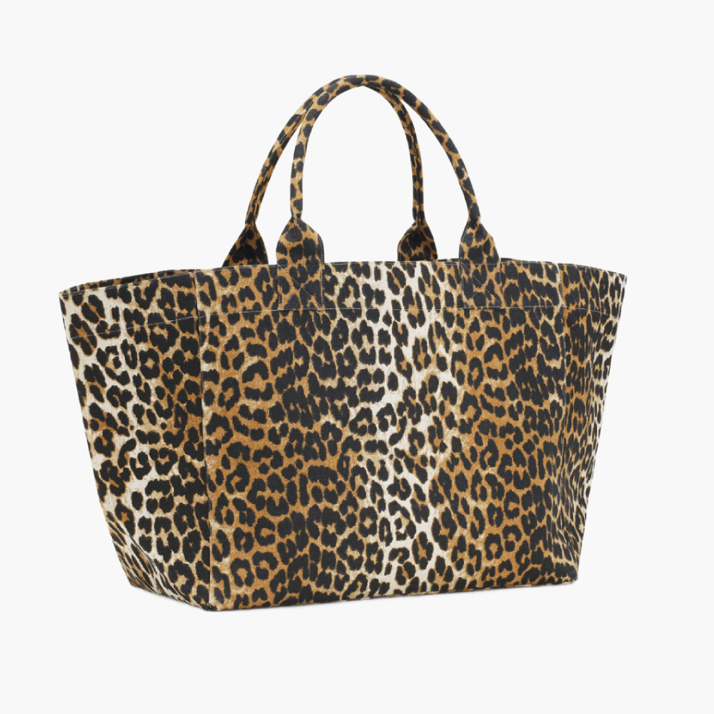 Tote XXL imprimé léopard