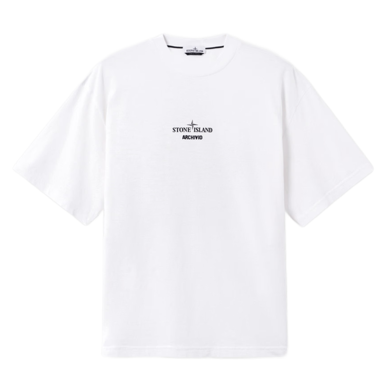 T-shirt Stone Island Archivio blanc