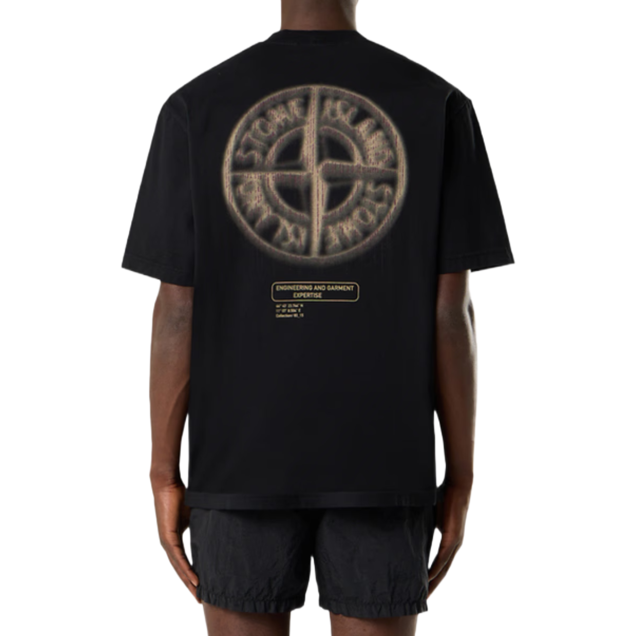 T-shirt Stone Island Compass noir