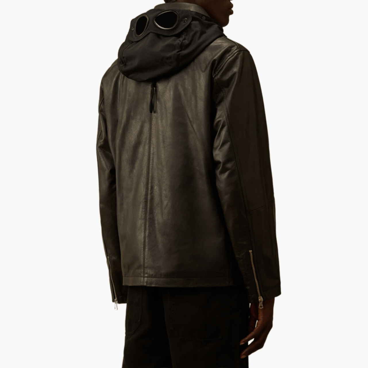 Veste C.P. Company cuir noir