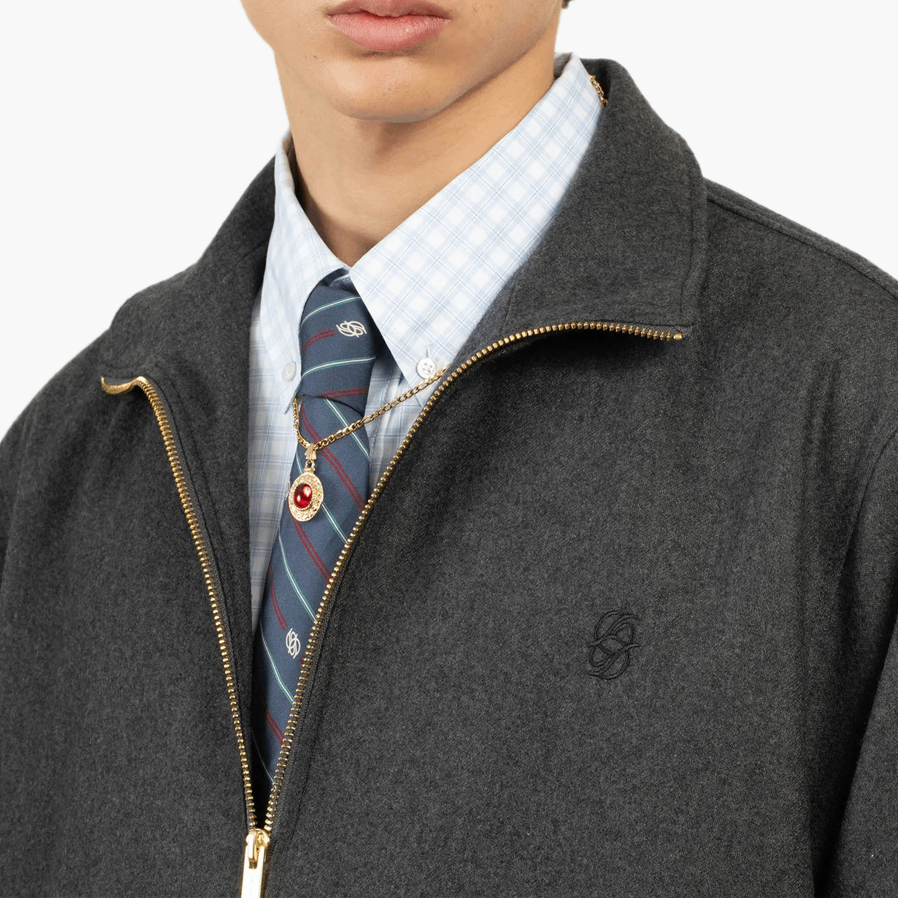 Veste Drôle de Monsieur Flanelle Gris