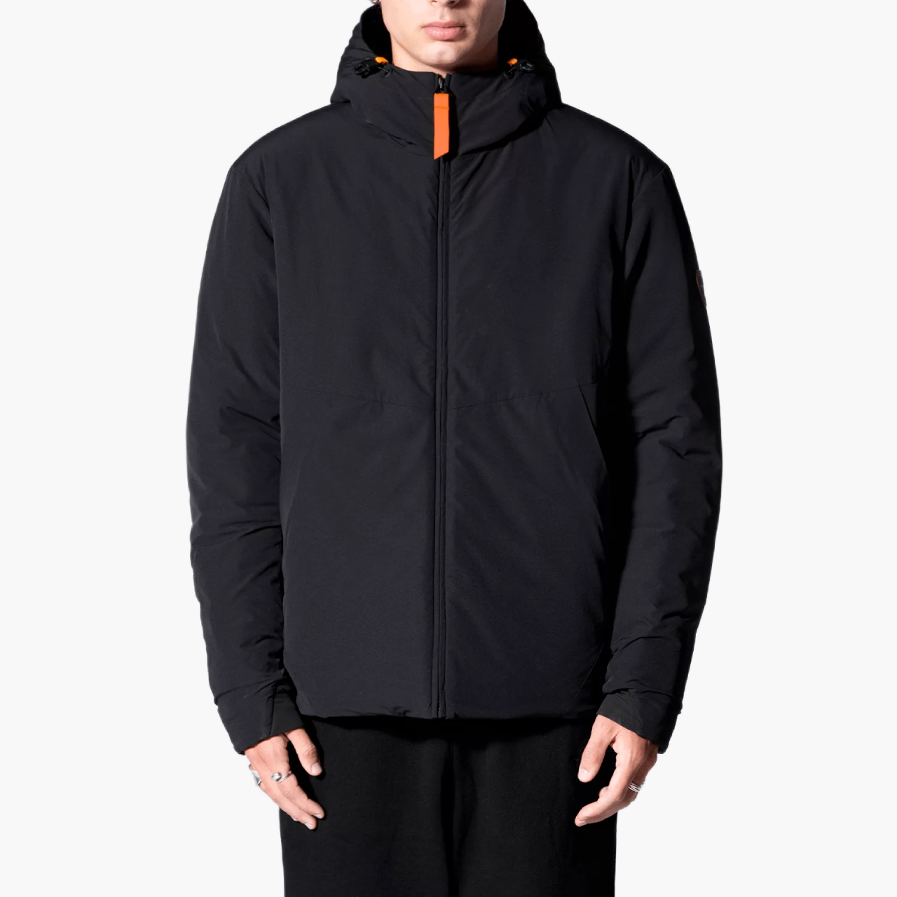 Veste néoprène à capuche Elzear — Noir