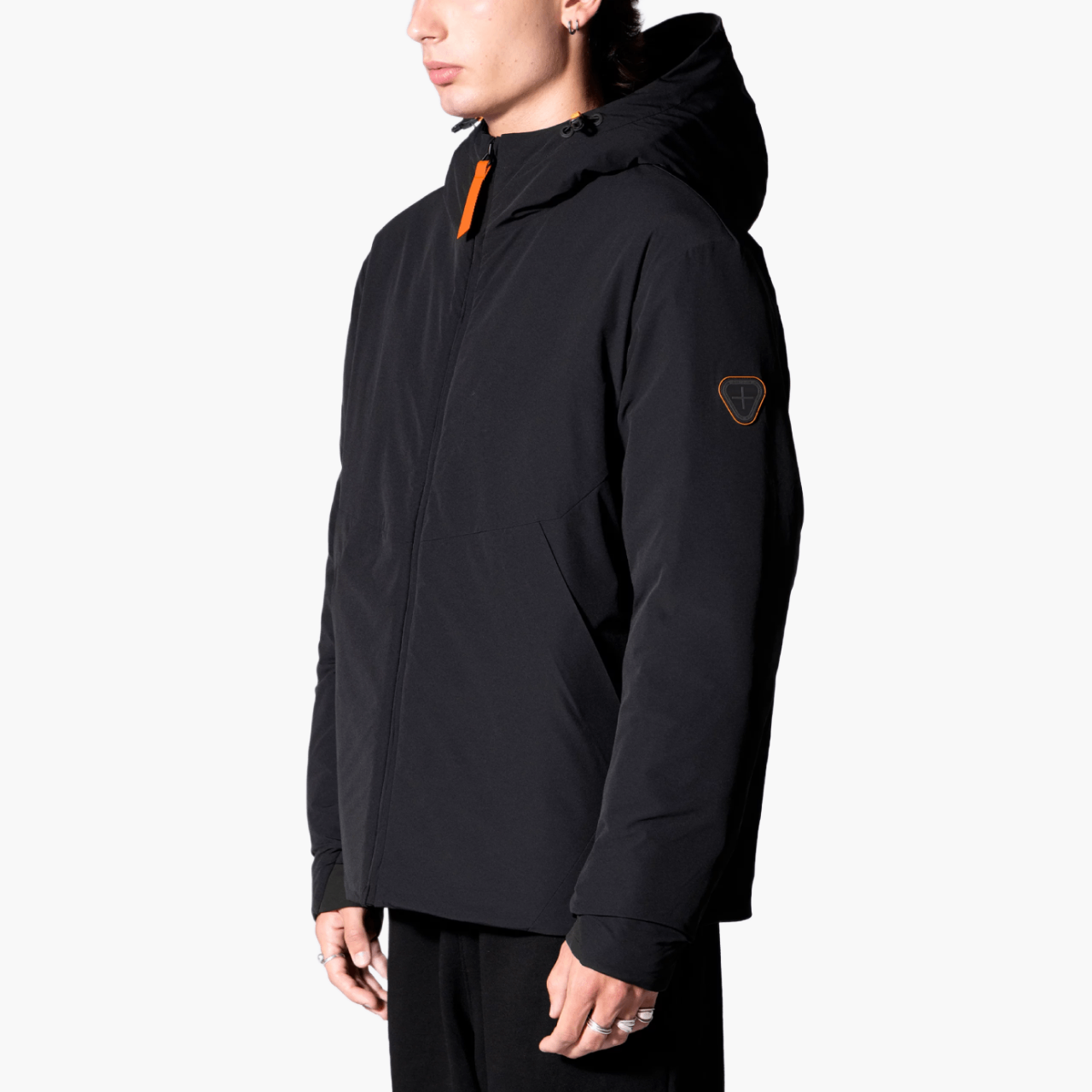 Veste néoprène à capuche Elzear — Noir