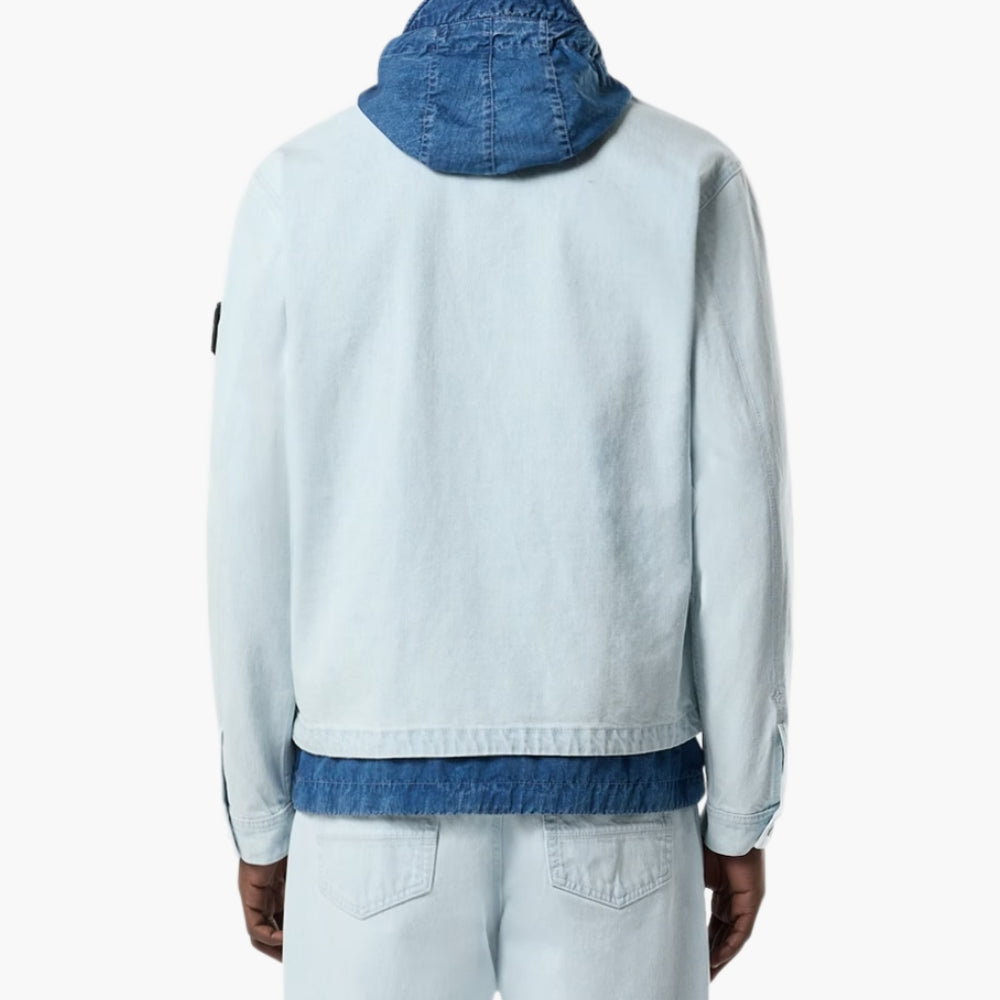 Veste Stone Island — coach denim ultra bleached