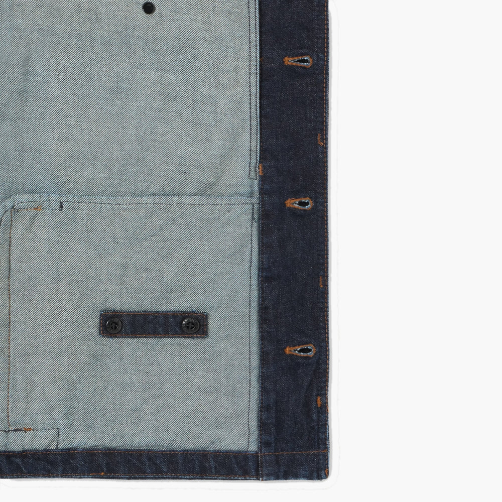 Veste Stone Island — coach denim raw indigo