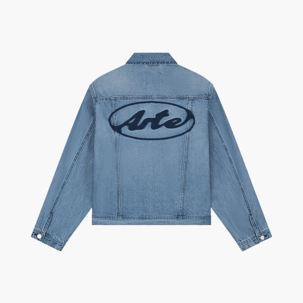 Veste en denim Circle Logo