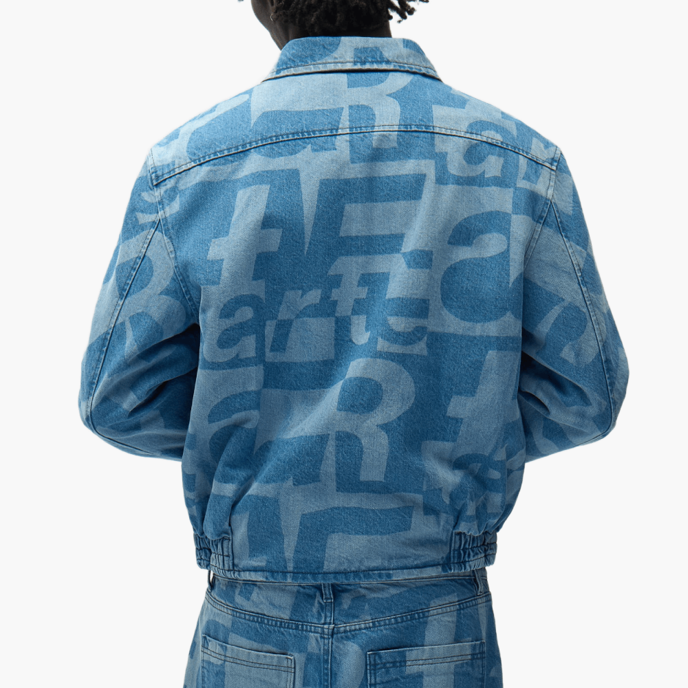 Veste en denim all-over