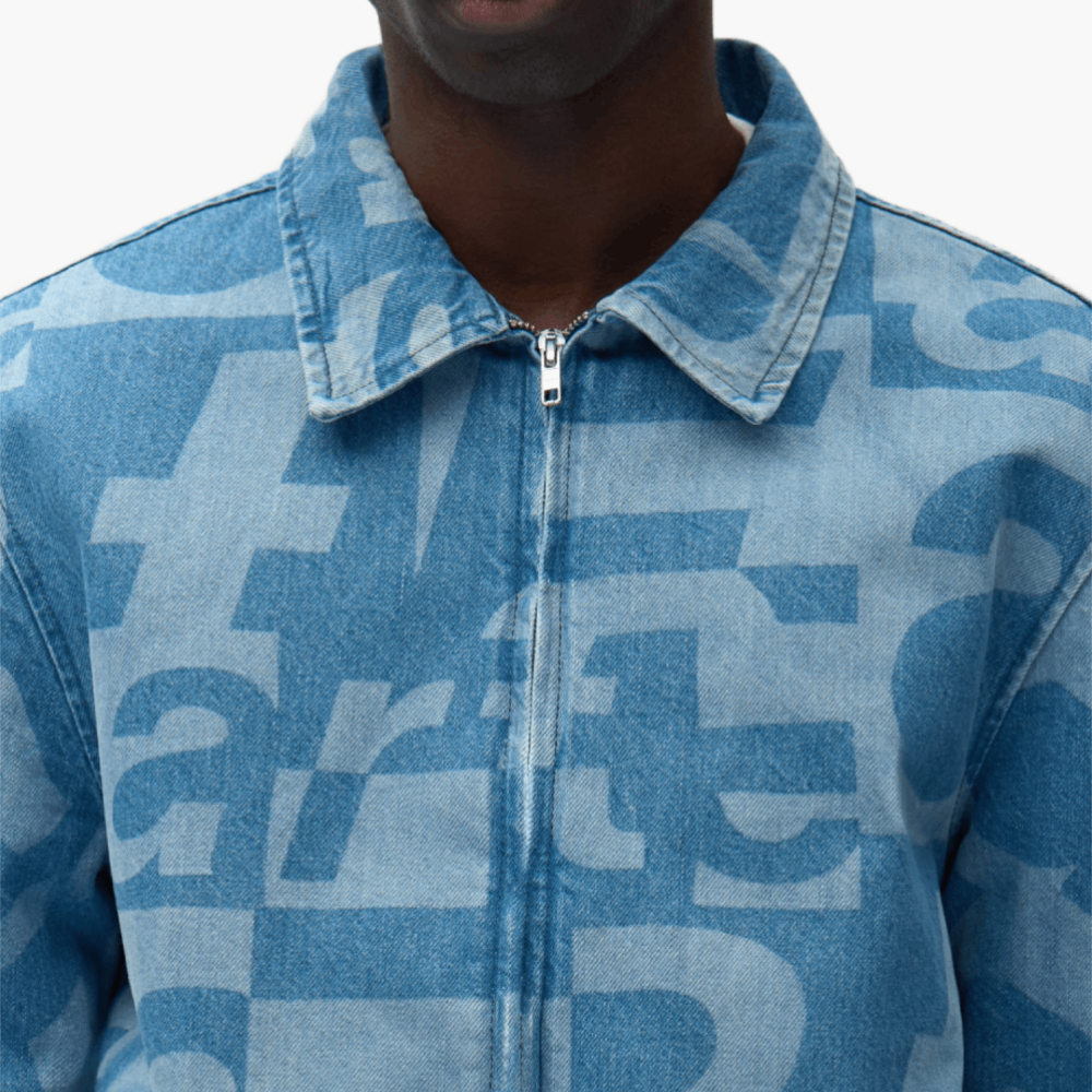 all-over denim jacket