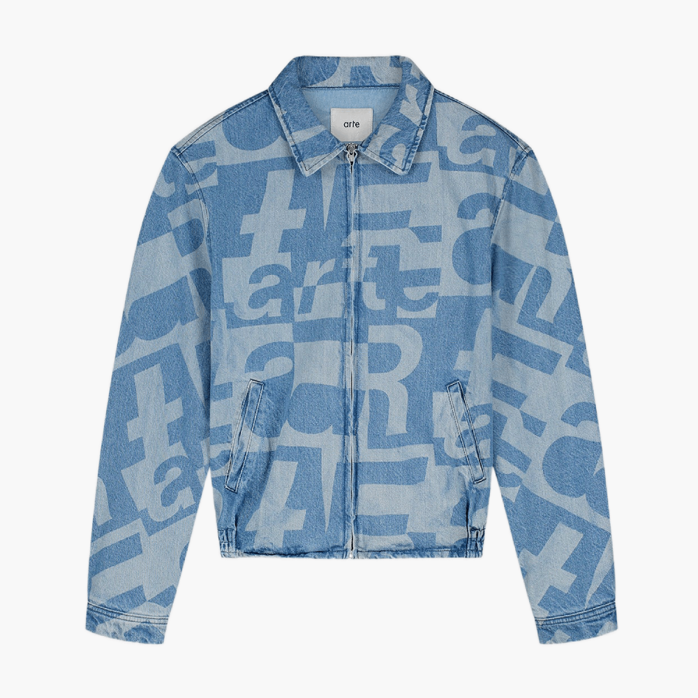 all-over denim jacket