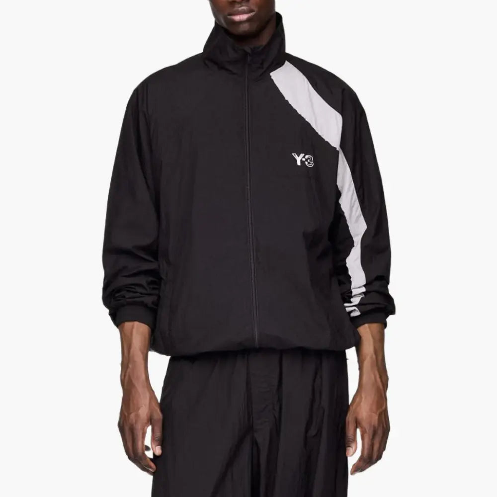 Raw Edge 3-Stripes Nylon Shell Jacket