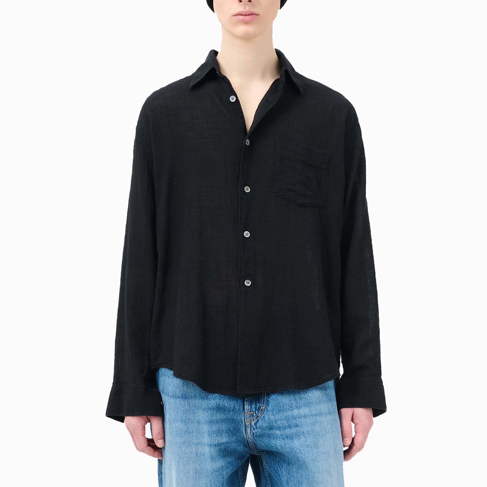 Coco Shirt Washed Black Air Cotton