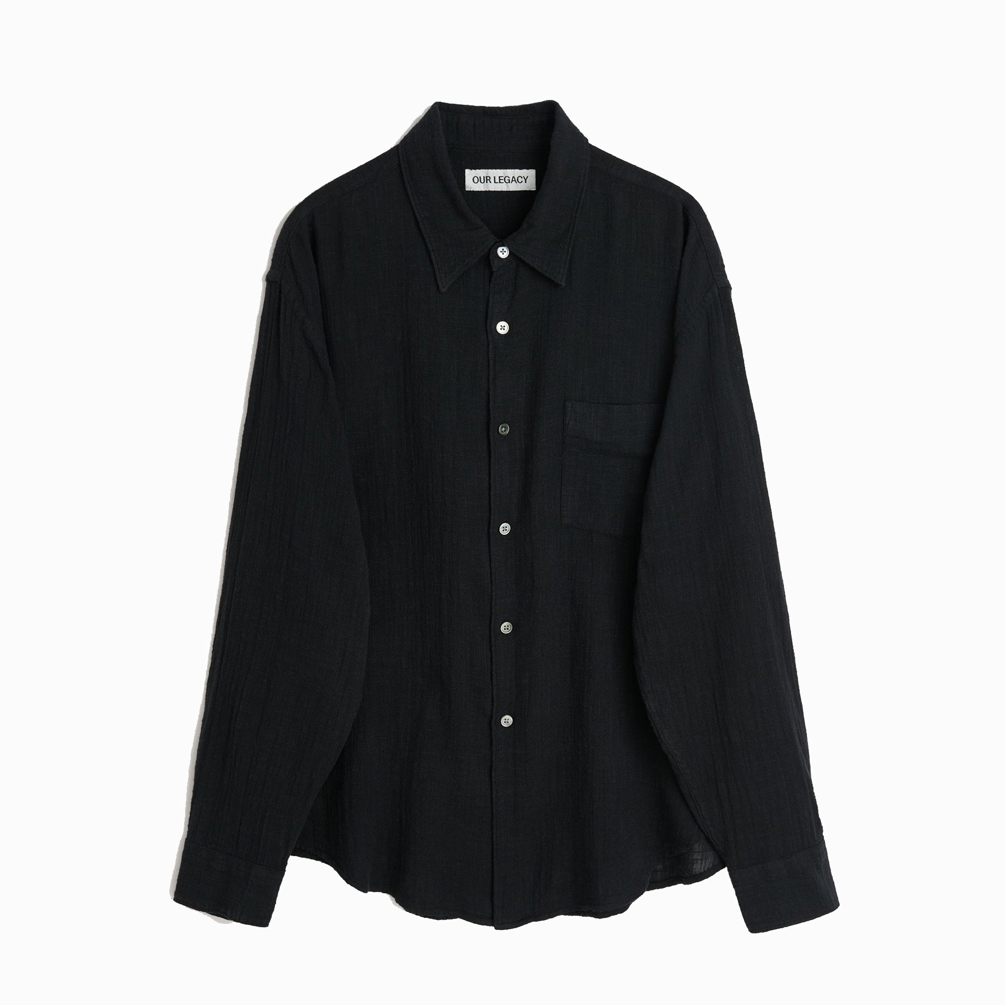 Coco Shirt Washed Black Air Cotton