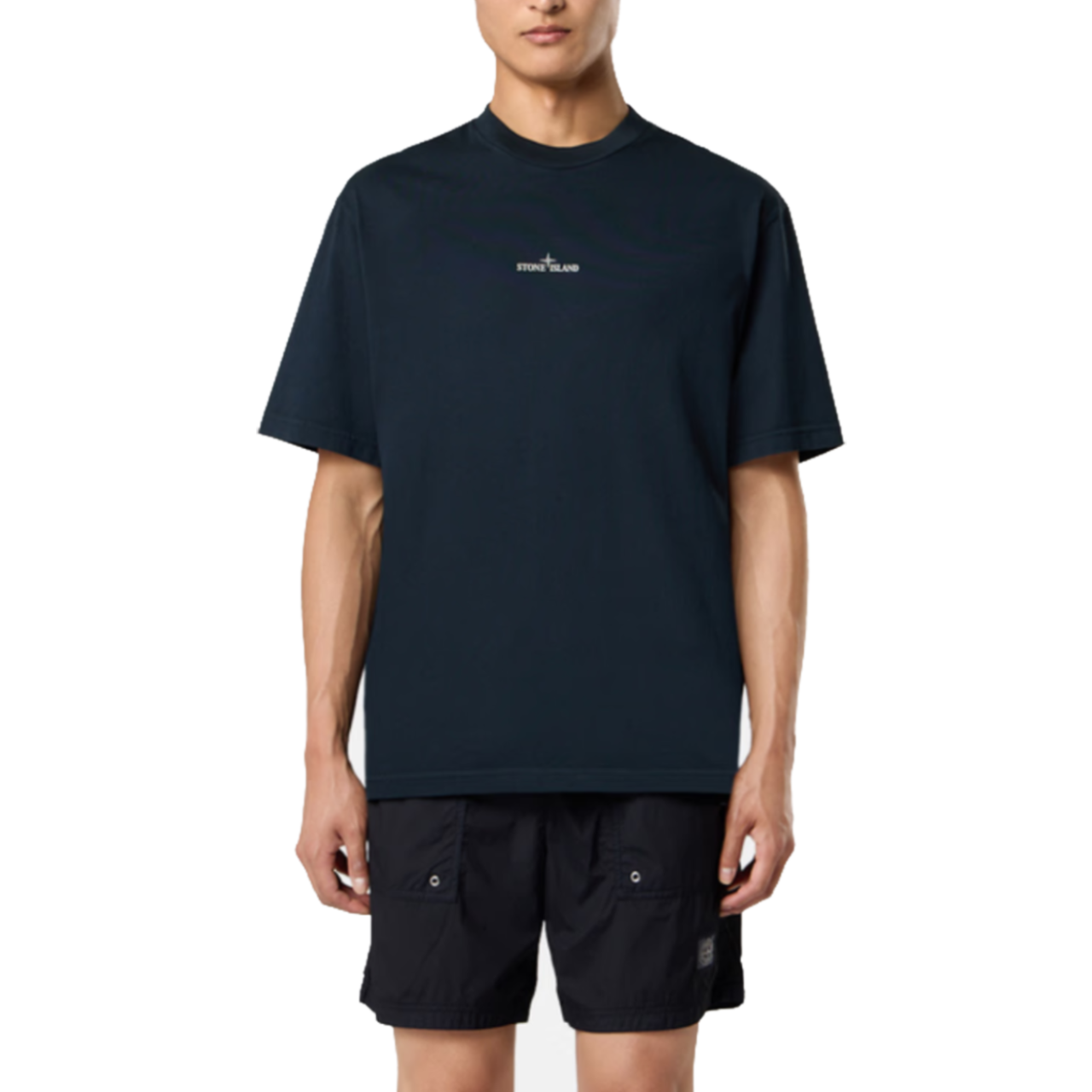 T-shirt Stone Island Industrial bleu marine